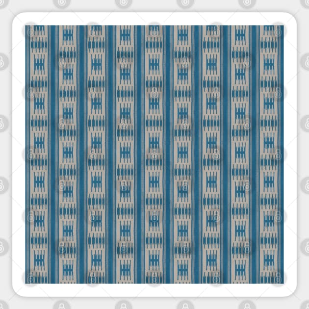 Digitized Aztec Navajo Pattern Sticker by justrachna